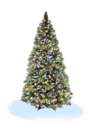 <h4>Pre-lit Tree with Needle Leaves+Decorations<br>