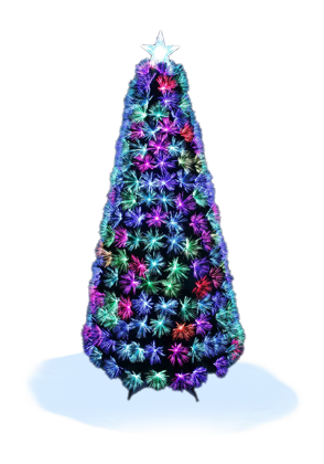 <h4>Optica Fiber Tree with LED lights<br>