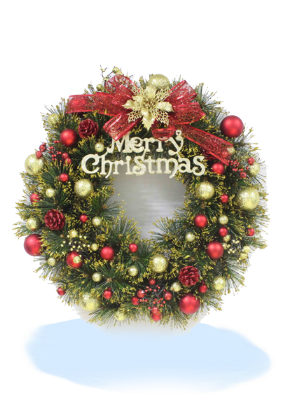 <h4>Decorated Garland with<br>Needle tips