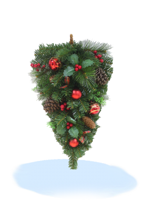 <h4>Decorated Upside Down Tree