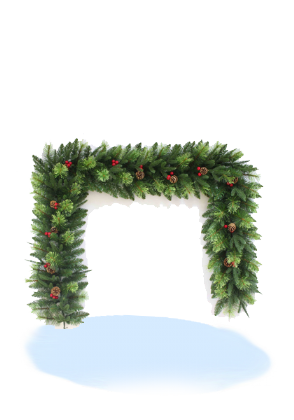 <h4>Decorated Green Wreath 270CM<br>